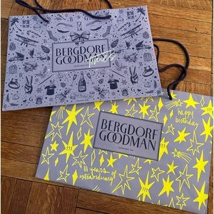 Bergdorf Goodman Limited Edition Shopping Bags $25 ea